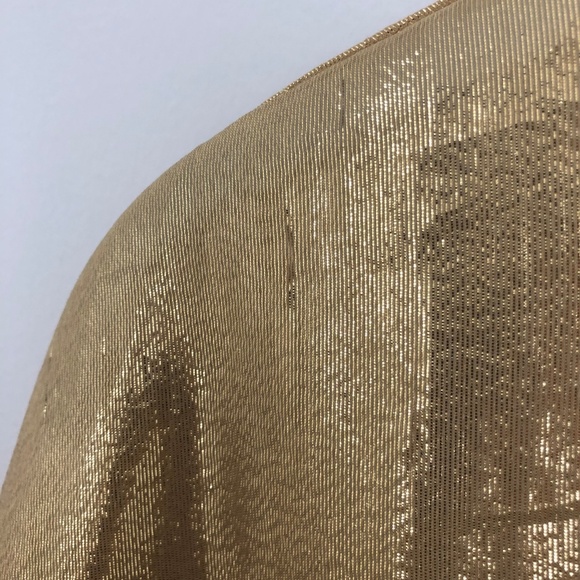 RHOI gold shimmer loose fit blouse - Picture 3 of 7